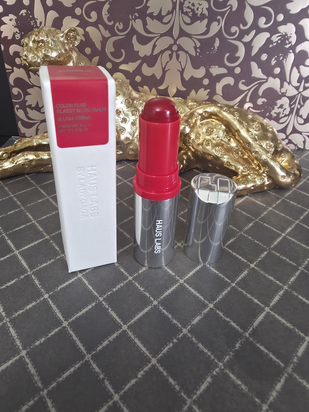 Haus Labs By Lady Gaga Creamy Glassy Blush Balm — Vibrant Red